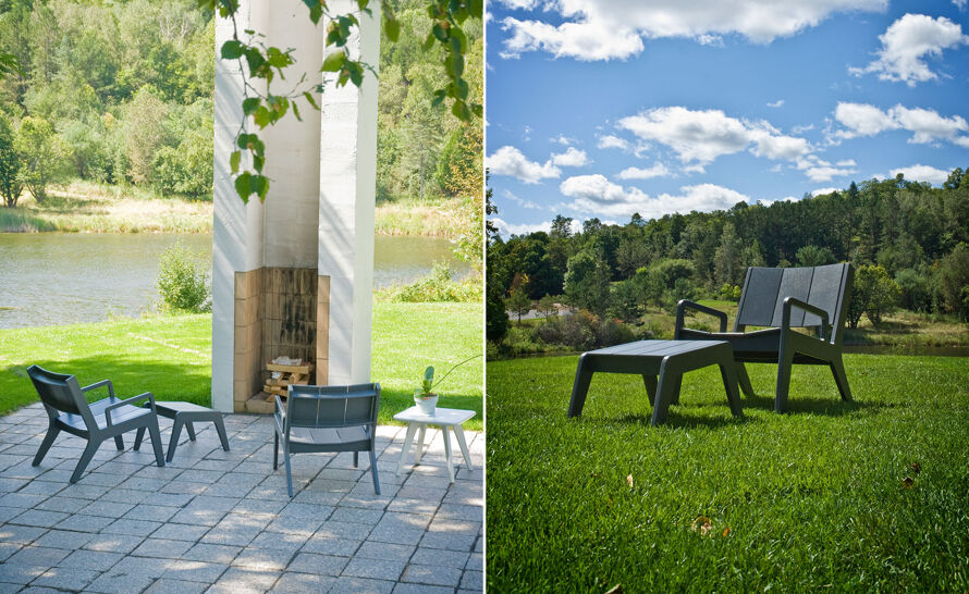No. 9 Outdoor Lounge Chair by Studio Murmur from Loll Designs | hive