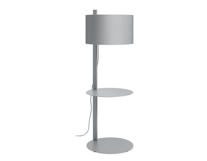 note large floor lamp with table