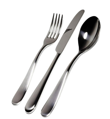 Spoon and Fork Alessi Alessi Nuovo Milano Serving Set 