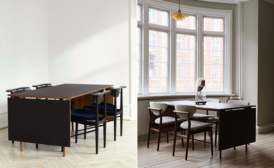 Nyhavn Dining Table with Two Drop Leaves by Finn Juhl from House