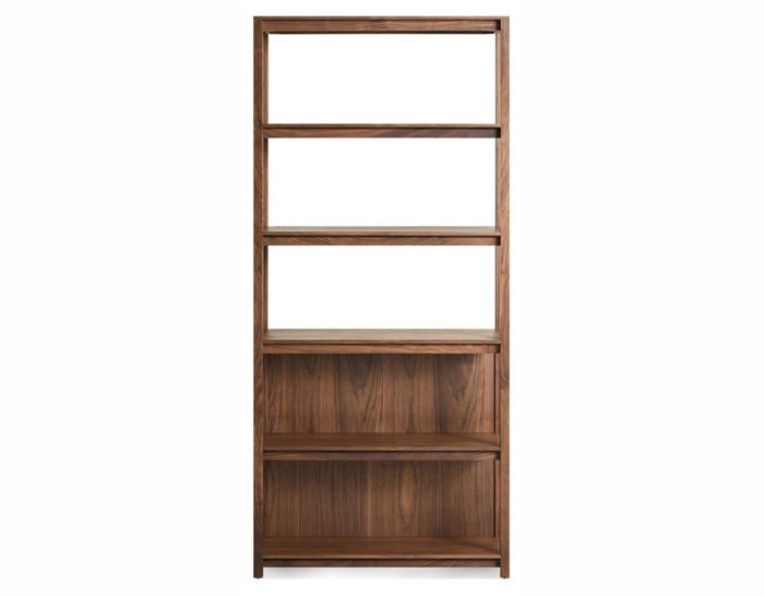 open plan tall bookcase
