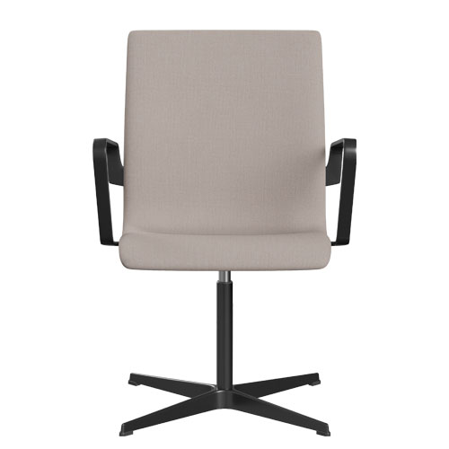 oxford low back chair with 4-star base by Arne Jacobsen for Fritz Hansen