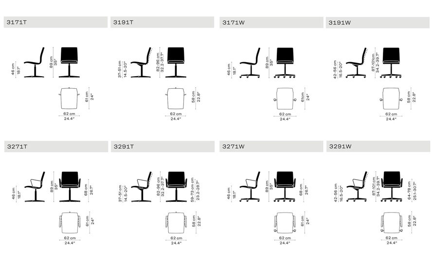 Oxford Low Back Chair with 5 star base by Arne Jacobsen for Fritz