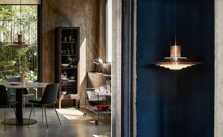 P376 Pendant Lamp by Jørgen Kastholm & Preben Juhl Fabricius from