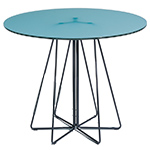 paperclip round table by Massimo Vignelli for Knoll