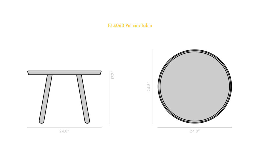 Pelican Table by Finn Juhl from House of Finn Juhl | hive