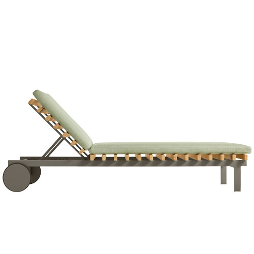 perch outdoor sun lounger for Blu Dot