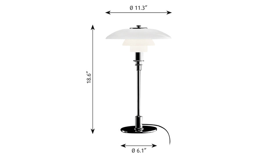 PH 3/2 Table Lamp by Poul Henningsen Louis Poulsen | hive