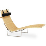 pk24 wicker chaise lounge  - Fritz Hansen