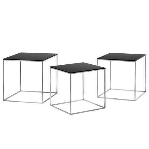 pk71 nesting tables by Poul Kjaerholm for Fritz Hansen