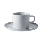 platebowlcup mocha cup & saucer set of 4  - Alessi