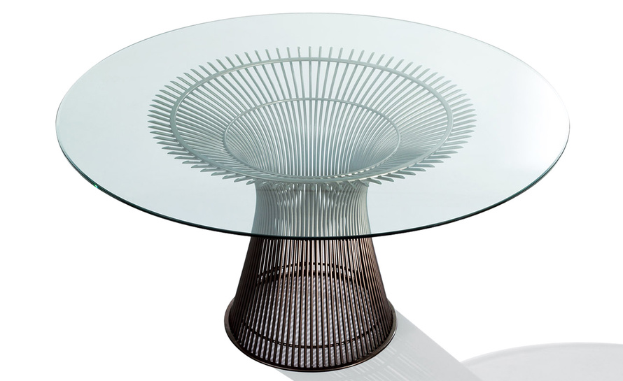 platner+bronze+dining+table