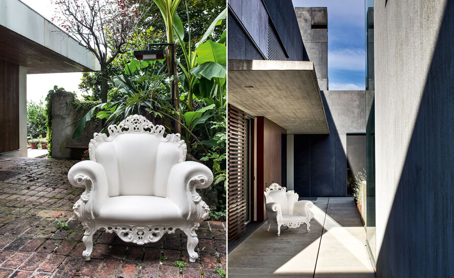 Proust Outdoor Lounge by Alessandro Mendini from Magis | hive