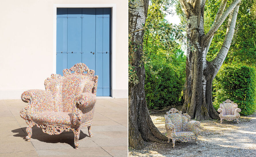 Proust Outdoor Lounge by Alessandro Mendini from Magis | hive