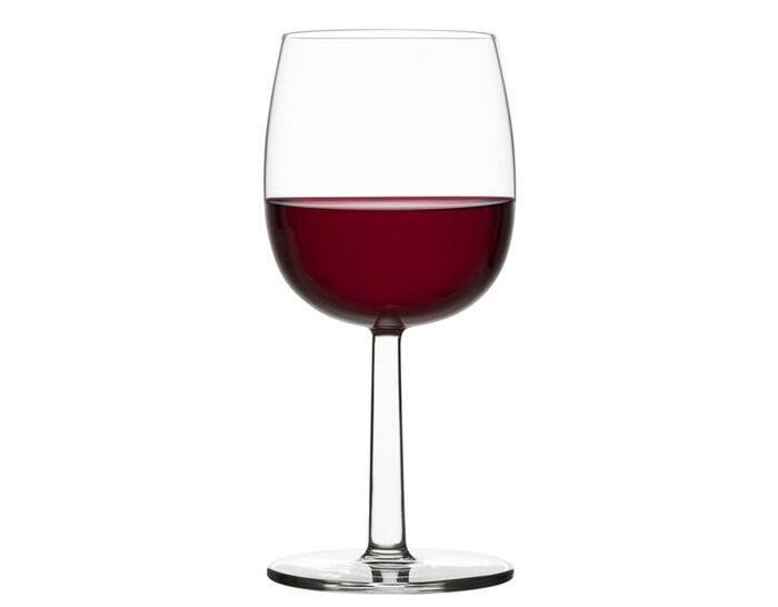 Raami Red Wine Glass 2 Pack by Jasper Morrison for Iittala