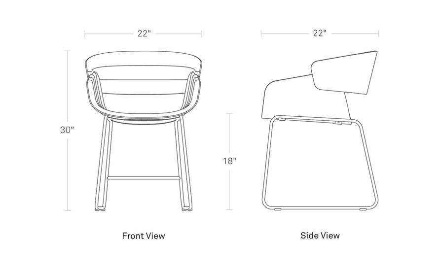 Racer Dining Chair by Blu Dot hive