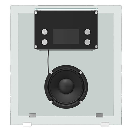 radio in cristallo by Franco Albini for Cassina