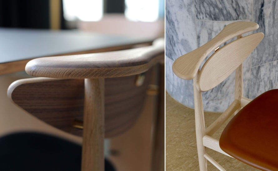 Reading Chair with upholstered seat by Finn Juhl from House