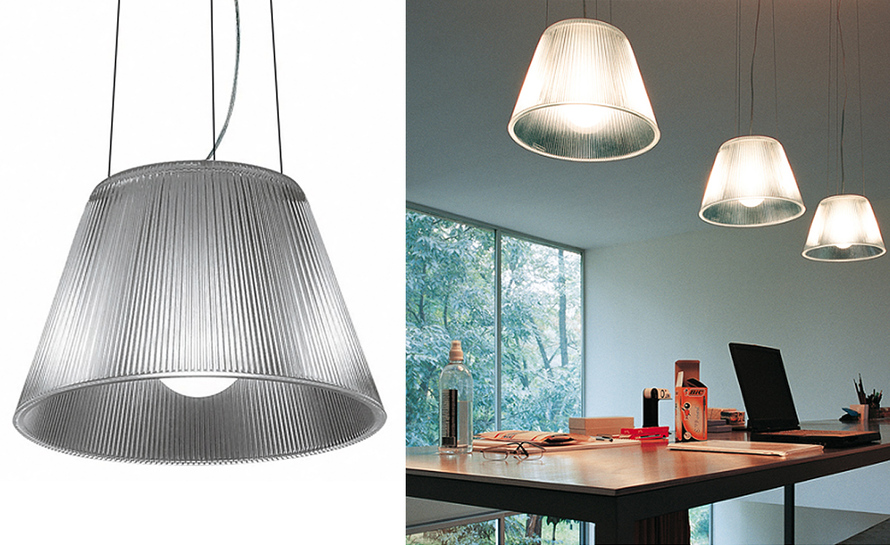 Først Enhed kode Flos Romeo Moon S1 Hanging Lamp by Philippe Starck | hive