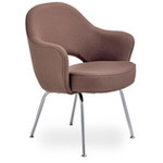 saarinen executive arm chair with metal legs  - 