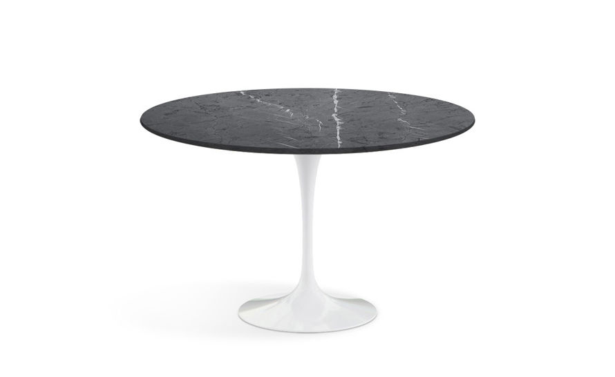 saarinen+dining+table+grigio+marquina+marble