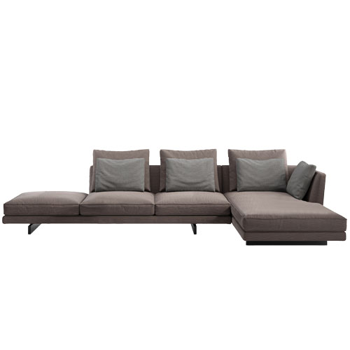 savoy open sofa with chaise by Niels Bendtsen for Bensen