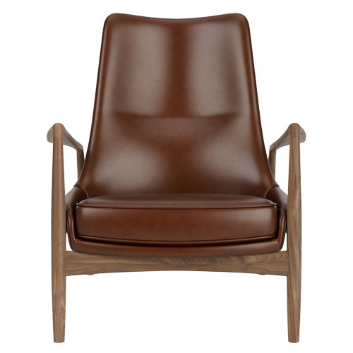 seal high back lounge chair by Ib Kofod-Larsen for Audo