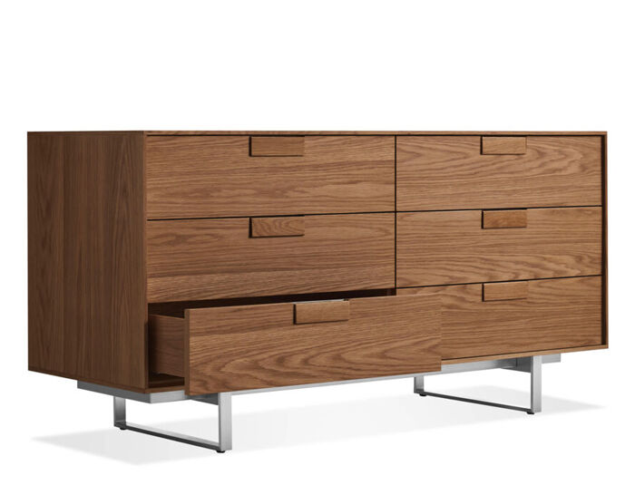 Series 11 6 Drawer Dresser, White Oak / Oblivio Series 11 6 Drawer Dresser, White Oak / Oblivio