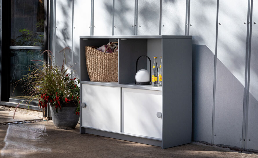 Slider Outdoor Cubby Cabinet from Loll Designs | hive