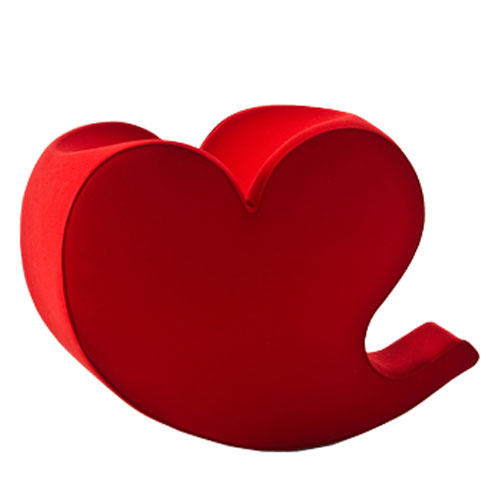 the soft heart chair by Ron Arad for Moroso