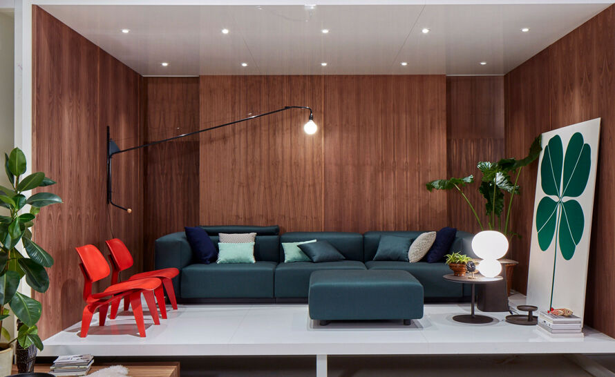 Soft Modular Three Seater Sofa by Jasper Morrison for Vitra | hive