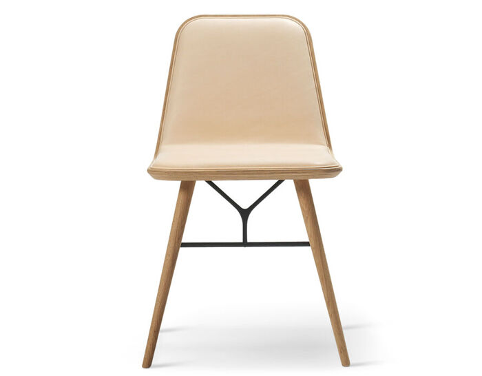 spine wood base chair