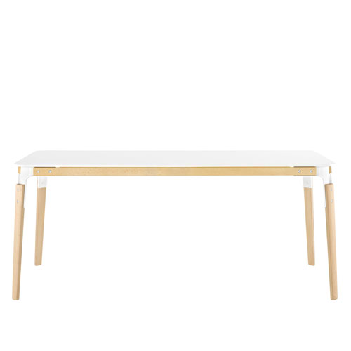 steelwood rectangular table by Bros Bouroullec for Magis