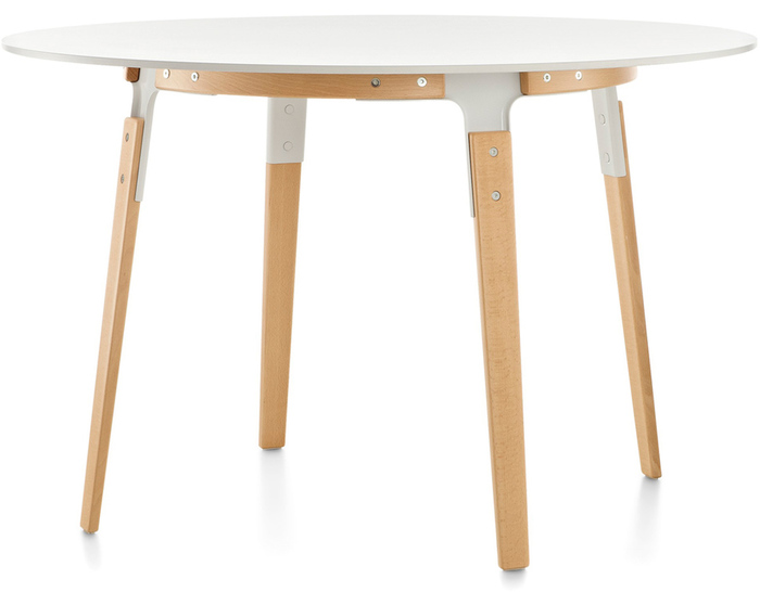 magis+steelwood+round+table