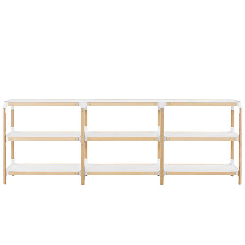 steelwood shelving system by Bros Bouroullec for Magis