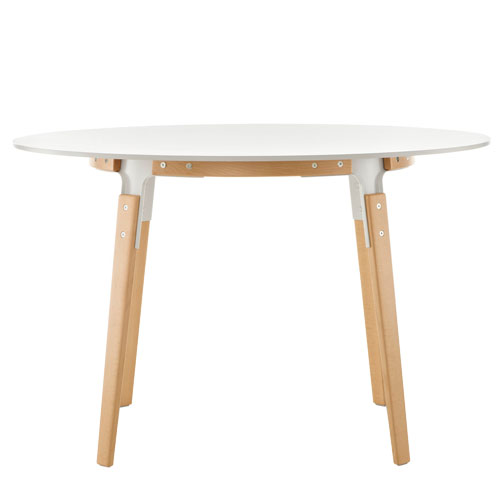 steelwood round table by Bros Bouroullec for Magis