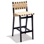 jens risom stool with webbed back  - 