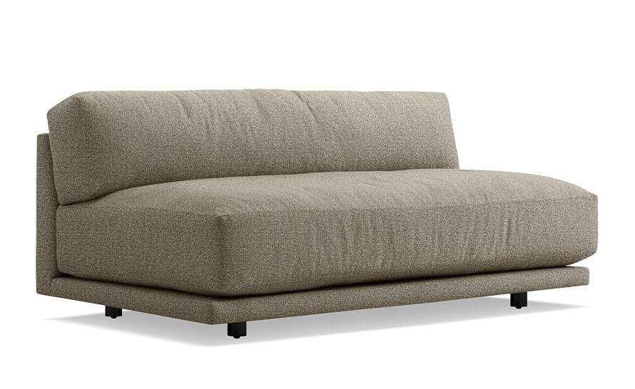 armless sofa bed modern