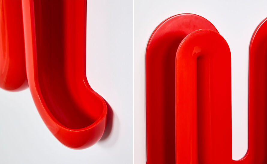 その他 Heller Swell Wall Catchall Swell Wall Catchall by Anna Dawson – Sculptural Organizer