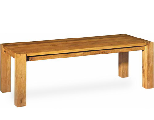 ta04 bigfoot table - 36" oak, oiled