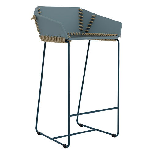 textile stool for Gandia Blasco