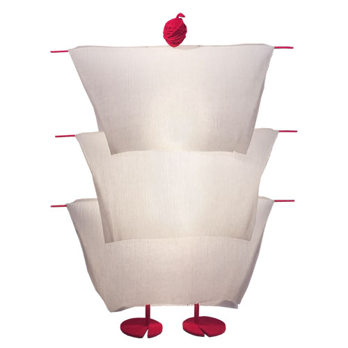 walking in the rain floor lamp for ingo maurer