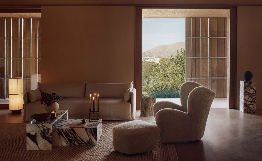 The Tired Man Ottoman by Flemming Lassen from Audo | hive