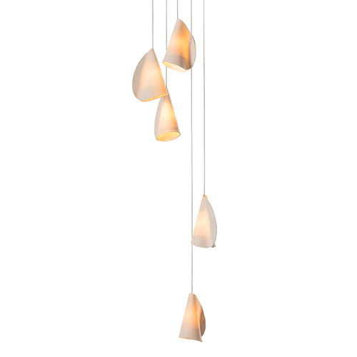 bocci 21.5 Random five pendant chandelier
