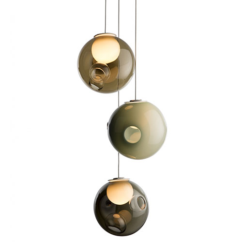 bocci 28.3 random three pendant chandelier