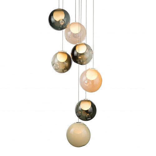 bocci 28.7 random seven pendant chandelier