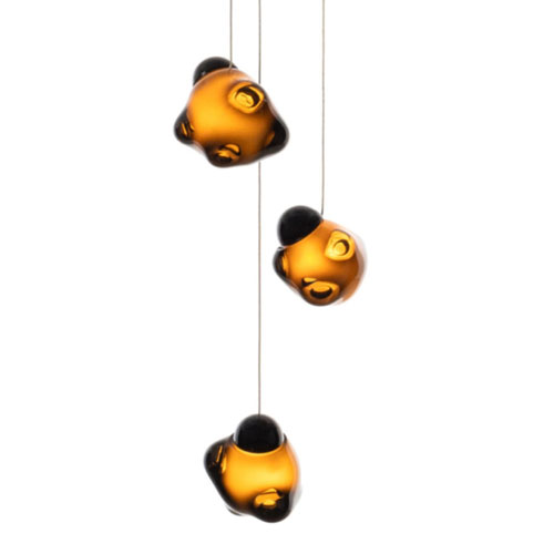 Bocci 57.3 Random Three Pendant Chandelier