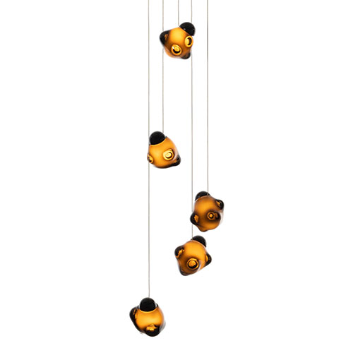 Bocci 57.5 Random Five Pendant Chandelier