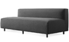 9 yard outdoor 72" armless sofa - 2