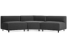 9 yard outdoor angled sectional sofa - 1